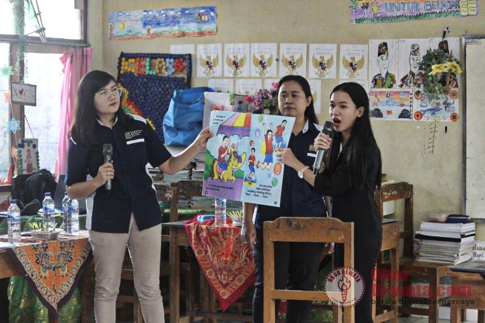 FBA UNMAS Denpasar Laksanakan Program Pengabdian Masyarakat, Sasar SDN 2 Jehem Bangli