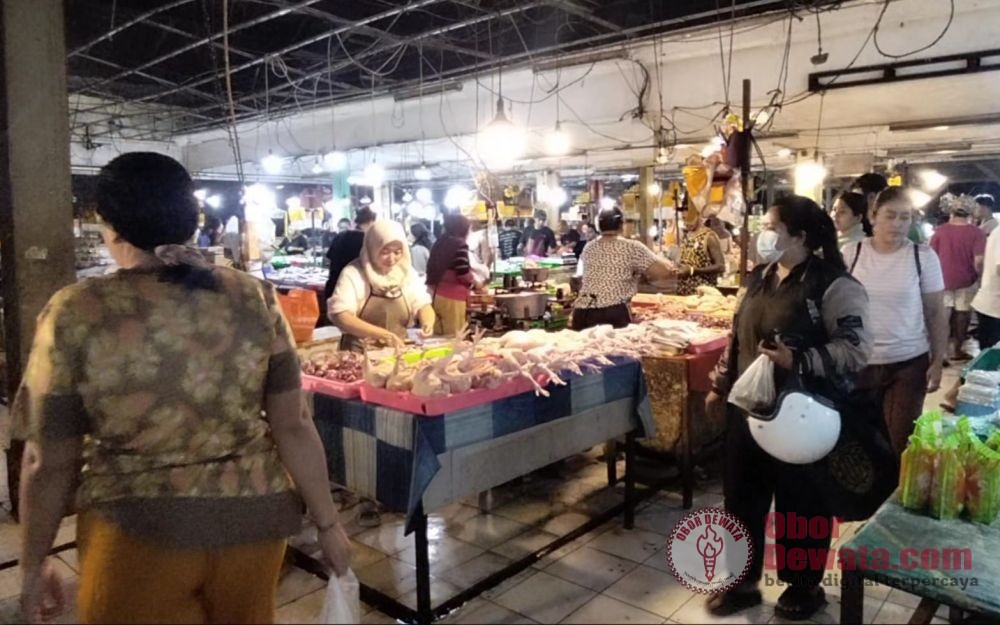 Naik, Harga Ayam Potong di Pasar Unit Cokroaminoto