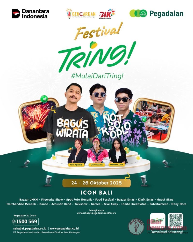 Festival Tring! Pegadaian Bali–Nusra: Urusan Emas Jadi Mudah dan Cepat