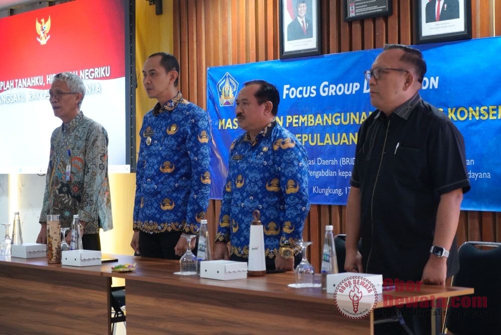 Wabup Klungkung Buka FGD Finalisasi Masterplan Pembangunan Berbasis Konservasi Nusa Penida