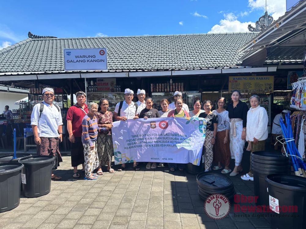 Pendekatan Humanis, Polda Bali Ajak Pedagang Besakih Jaga Kondusivitas Kawasan Suci Selama IBTK 2026