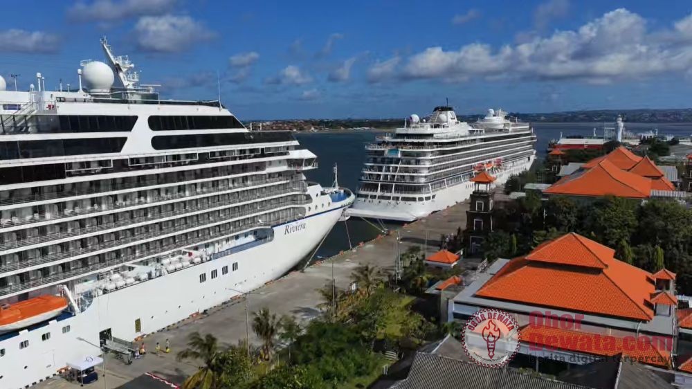 Lagi-lagi 2 Kapal Pesiar Sandar di Pelabuhan Benoa Dorong Ekonomi Bali