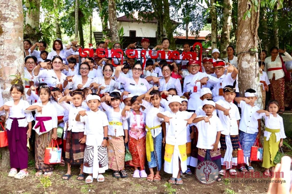 Bunda Rai Hadirkan Taman Ramah Anak di Pura Luhur Batukau