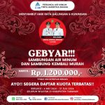 Kabar Gembira! Perumda TAB Buka Program Sambungan Air Bersih Murah, Cukup Rp1,2 Juta