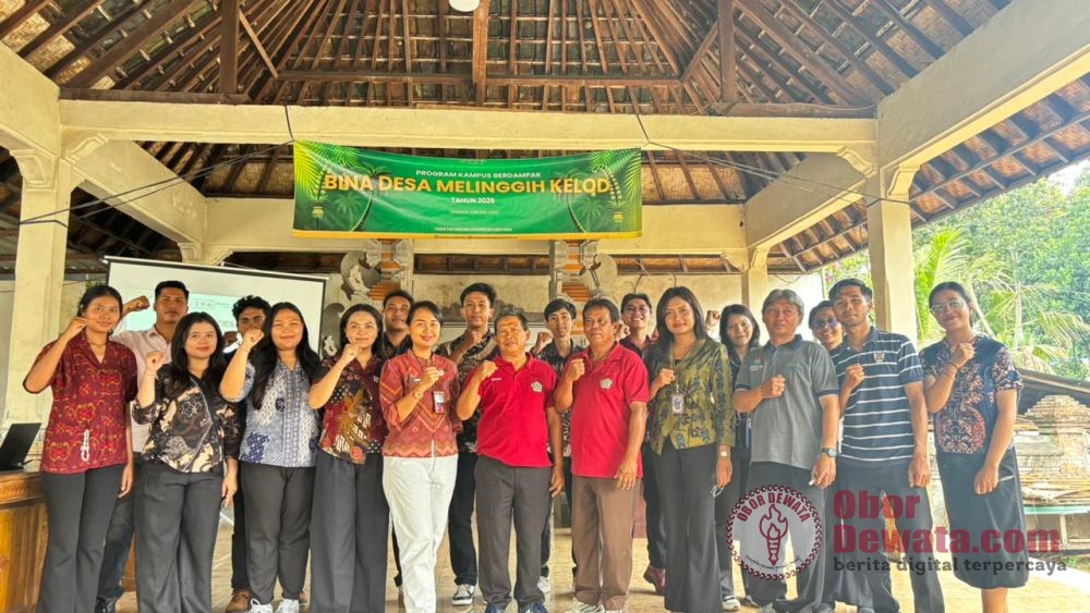 Tak Ingin Merk UKM Lokal Ditiru, Bina Desa FH Unud Gelar Sosialisasi HKI dan NIB di Melinggih Kelod