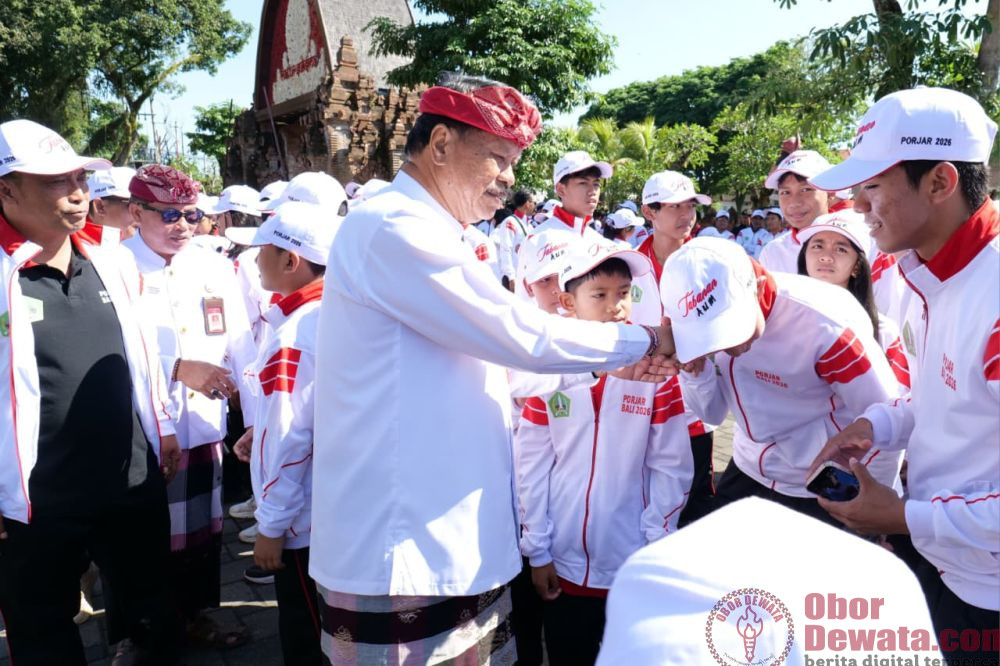 Pemkab Tabanan Lepas Kontingen Pelajar ke Porjar Provinsi Bali 2026