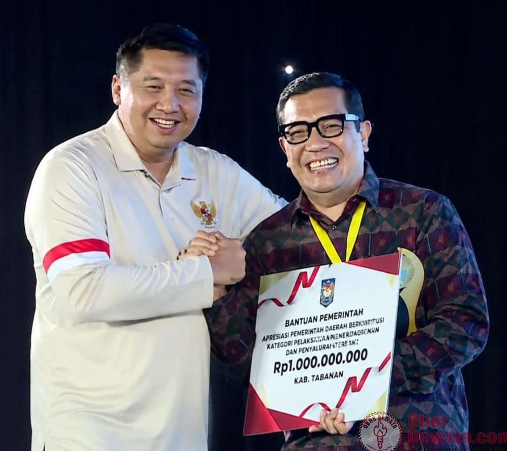 Bupati Sanjaya Antar Tabanan Torehkan Prestasi Nasional di Bidang Pengentasan Stunting dan Kemiskinan