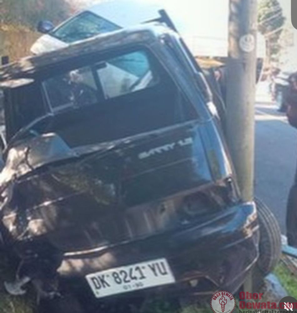 Maut Pasutri Pemilik Buyan Lake Villa, Keluar Lalu Ditabrak Hiace