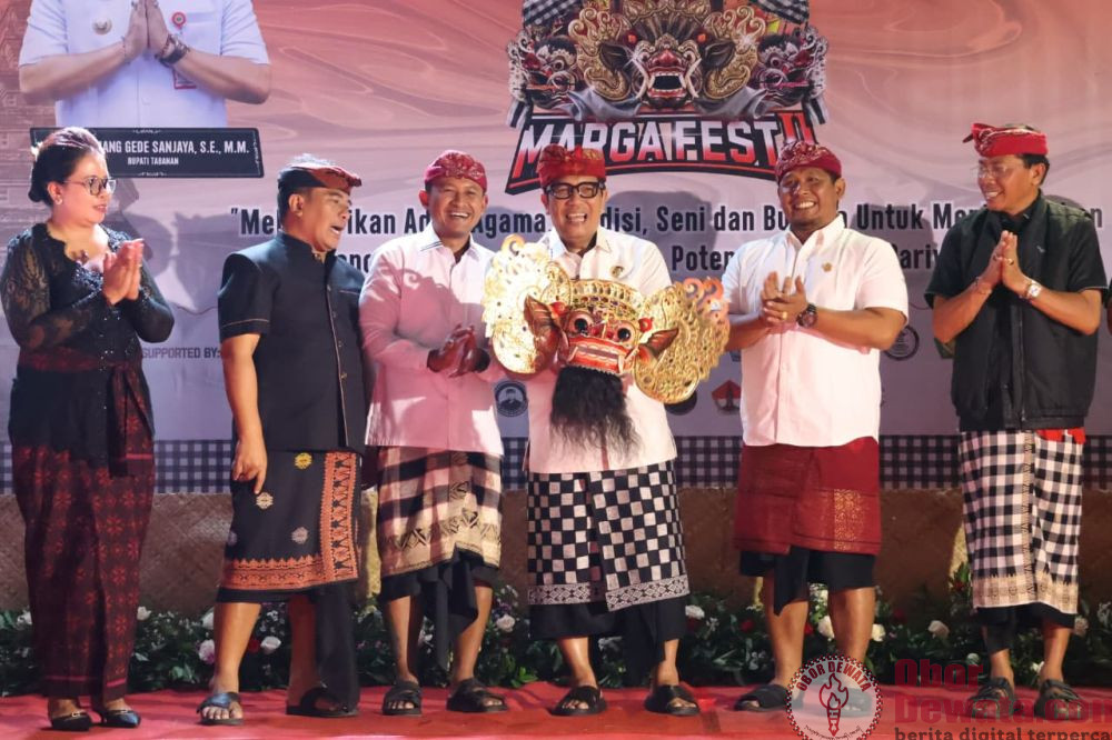 Bupati Sanjaya Buka Marga Fest II Tahun 2026, Dorong Pelestarian Seni Budaya dan Penguatan Potensi Lokal