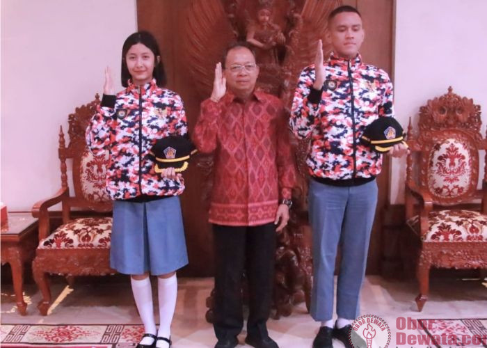 Gubernur Koster Beri Dukungan Penuh Dua Wakil Bali di Paskibraka Nasional