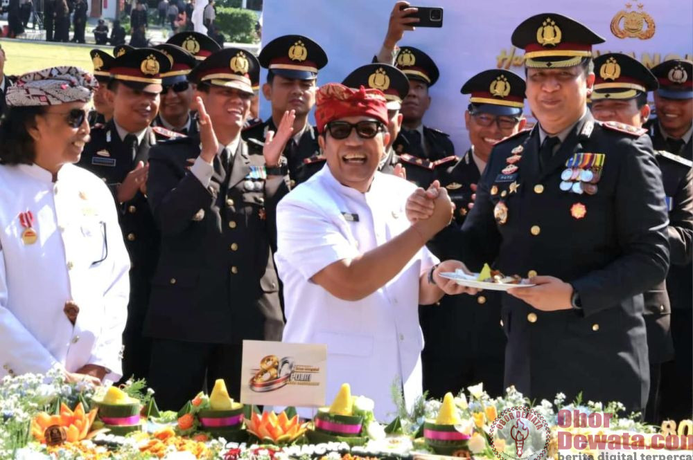 Bupati Sanjaya Tegaskan Komitmen Perkuat Sinergi dengan Polri di Hari Bhayangkara ke-80