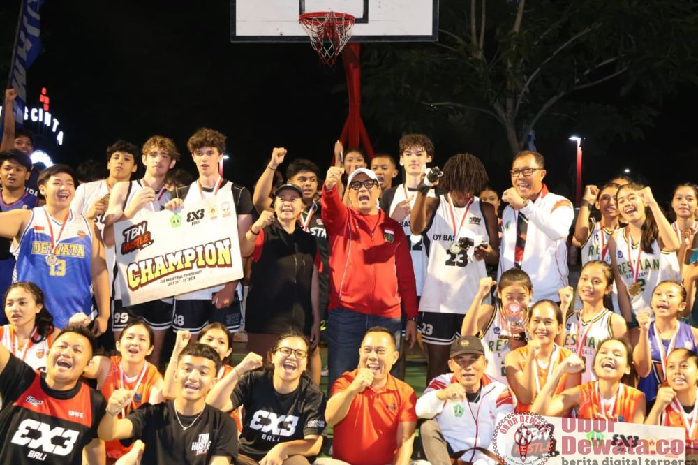 Bupati Sanjaya Apresiasi Tabanan Hustle 3×3 Vol 2, Tegaskan Komitmen Cetak Atlet Basket Berprestasi