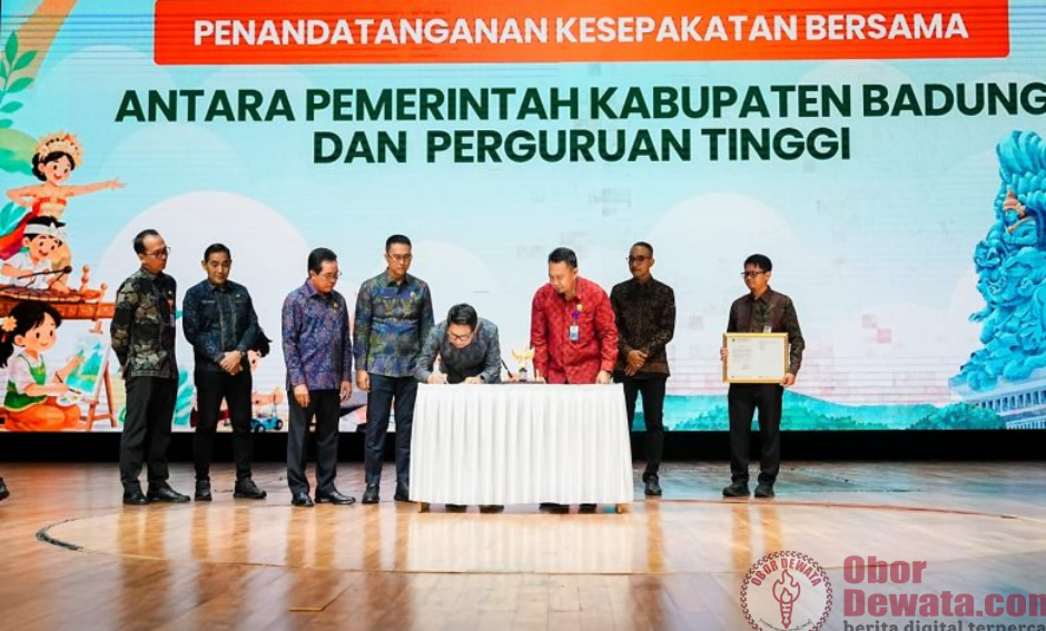 DPRD Badung Made Sunarta Hadiri Peluncuran Beasiswa Nak Badung