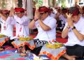 Purnama Sasih Karo, Bupati Sanjaya Pimpin Persembahyangan Bersama Jajaran Pemkab Tabanan