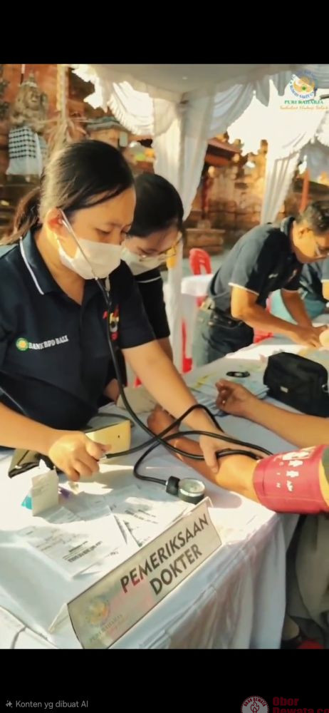 RSU Puri Raharja Gelar Bakti Sosial Layanan Kesehatan Gratis di Monumen Puputan Badung