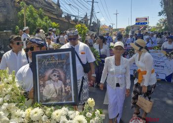Puncak Upacara Ngaben JM Gede I Wayan Tang Digelar Khidmat, Jalani Tradisi Khusus Tanpa Pembakaran