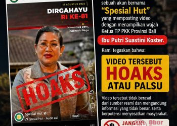 Video AI Catut Ny. Putri Koster, Pemprov Bali Minta Warga Waspadai Modus Undian Palsu