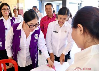 Bunda Rai Laksanakan Sosialisasi Posyandu 6 SPM dan Peninjauan Persiapan Lomba Telajakan dan PSBS di Kecamatan Selemadeg dan SMK N 1 Tabanan