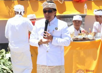 Perkuat Keseimbangan Spiritual Bali, Giri Prasta Ikuti Prosesi Mendem Pedagingan di Pura Lempuyang Madya