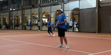 Panasnya Persaingan di Lapangan, BRILiaN Sportartcular 2026 BRI Region 17 Denpasar Hadirkan Aksi Tenis Lapangan Penuh Semangat