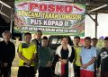 Nuning Sambangi Korban Longsor di Kediri, Tiga Rumah Rusak Diterjang Material Tanah