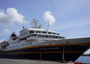Pelabuhan Benoa Buka Musim Cruise 2026/2027, Sambut Kapal Ekspedisi Heritage Adventurer
